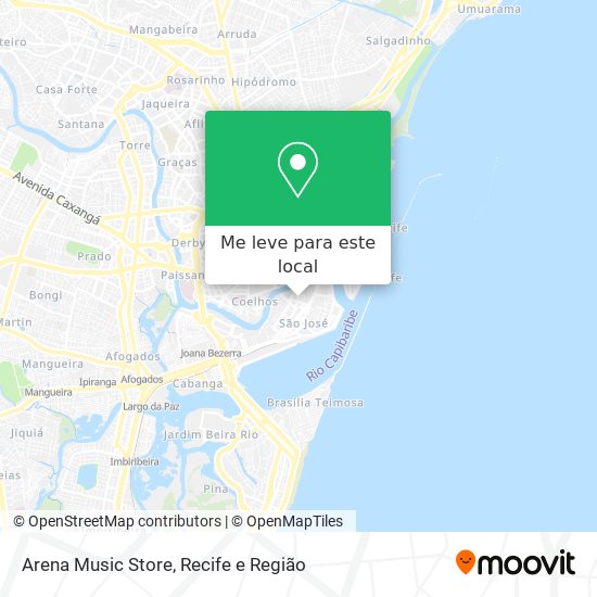 Arena Music Store mapa