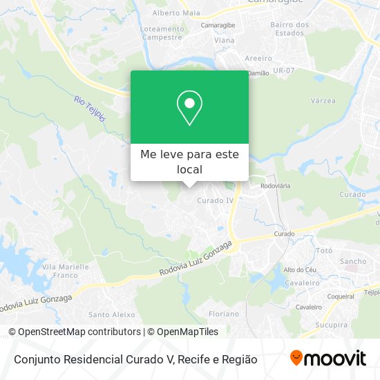 Conjunto Residencial Curado V mapa