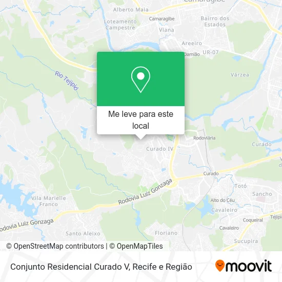 Conjunto Residencial Curado V mapa