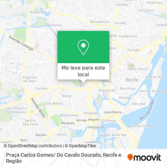 Praça Carlos Gomes/ Do Cavalo Dourado mapa