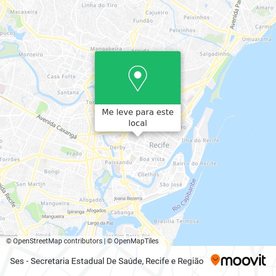 Ses - Secretaria Estadual De Saúde mapa