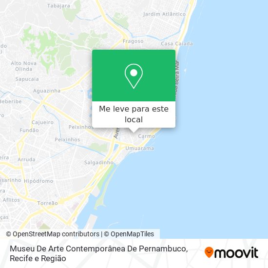 Museu De Arte Contemporânea De Pernambuco mapa