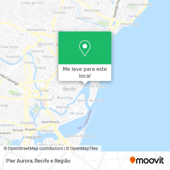 Píer Aurora mapa