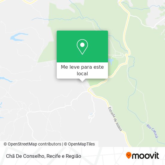 Chã De Conselho mapa