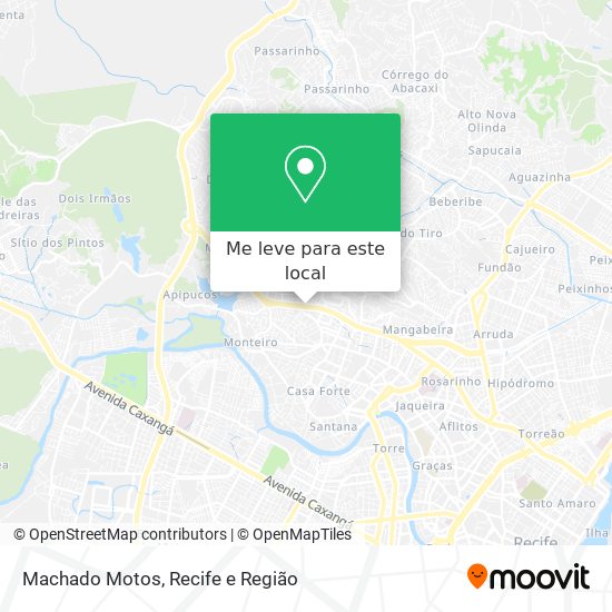 Machado Motos mapa