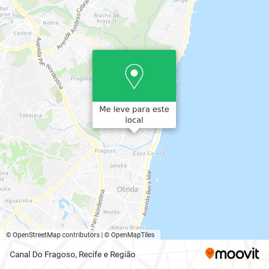 Canal Do Fragoso mapa