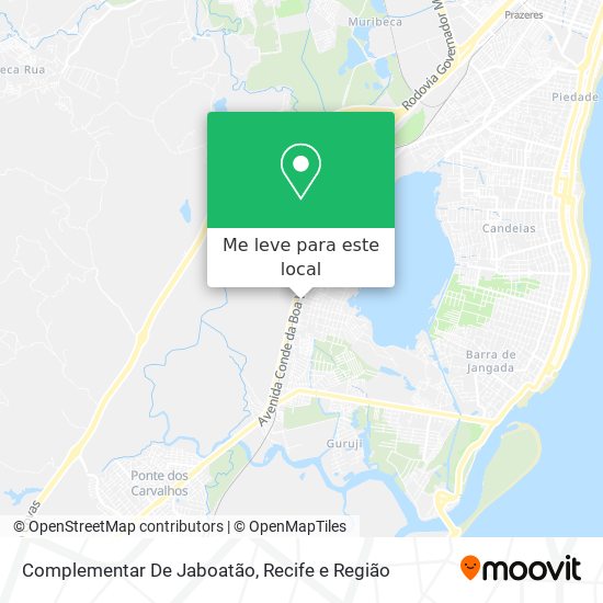 Complementar De Jaboatão mapa