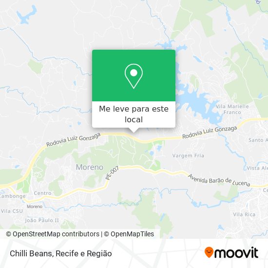 Chilli Beans mapa