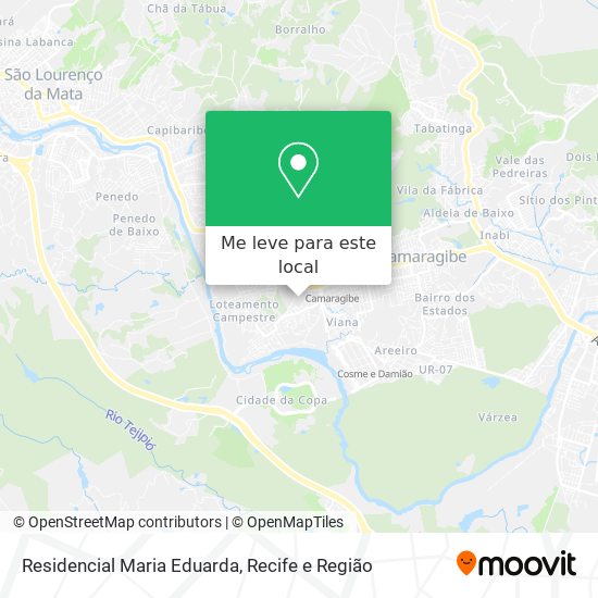 Residencial Maria Eduarda mapa