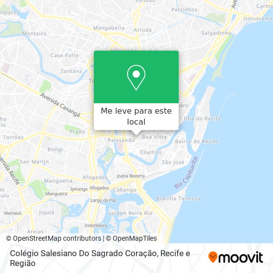 Colégio Salesiano Do Sagrado Coração mapa