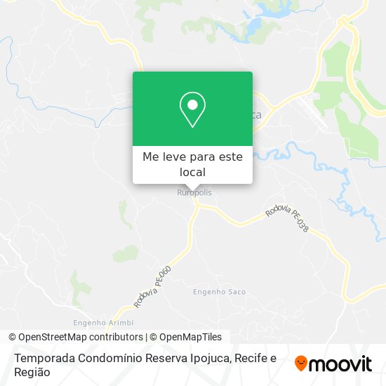 Temporada Condomínio Reserva Ipojuca mapa
