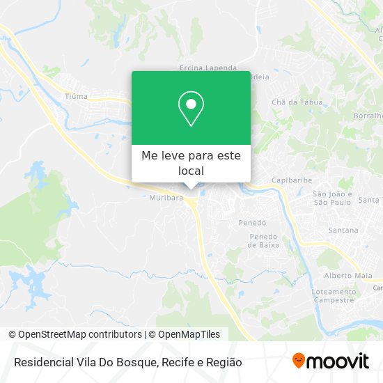 Residencial Vila Do Bosque mapa