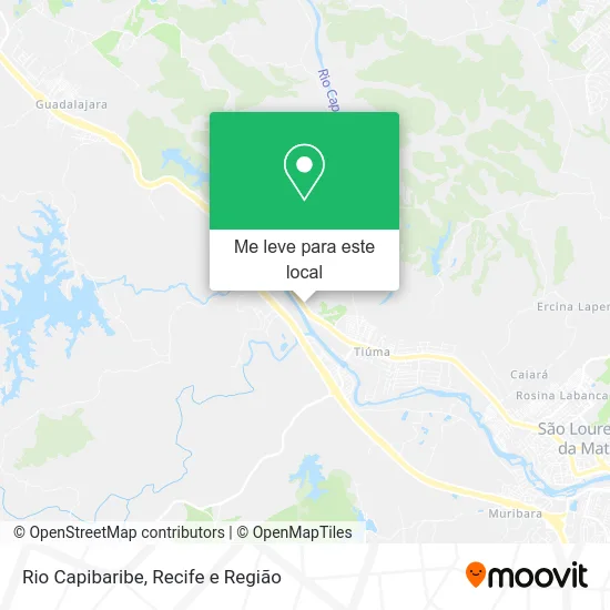 Rio Capibaribe mapa
