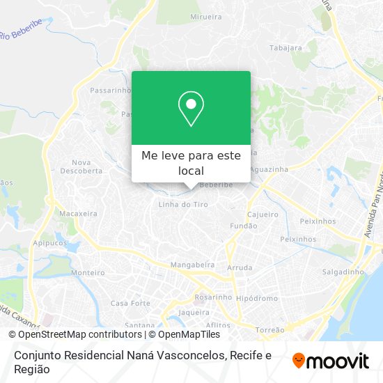 Conjunto Residencial Naná Vasconcelos mapa