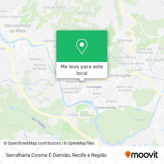 Serralharia Cosme E Damião mapa