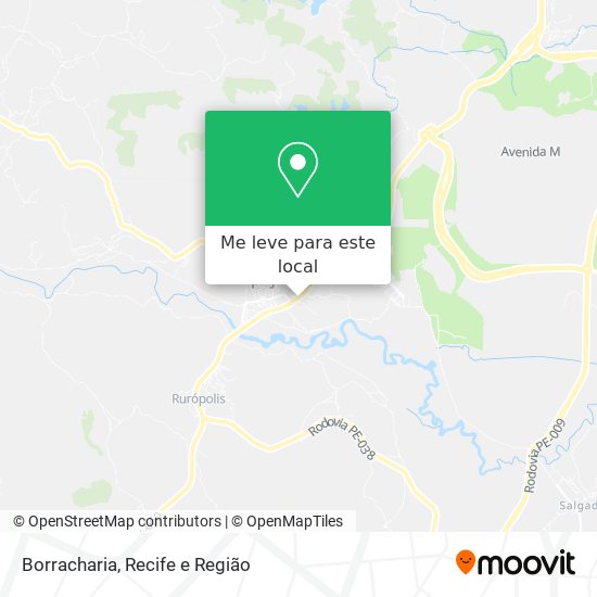 Borracharia mapa
