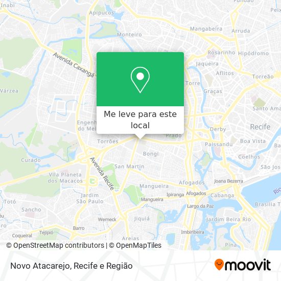 Novo Atacarejo mapa