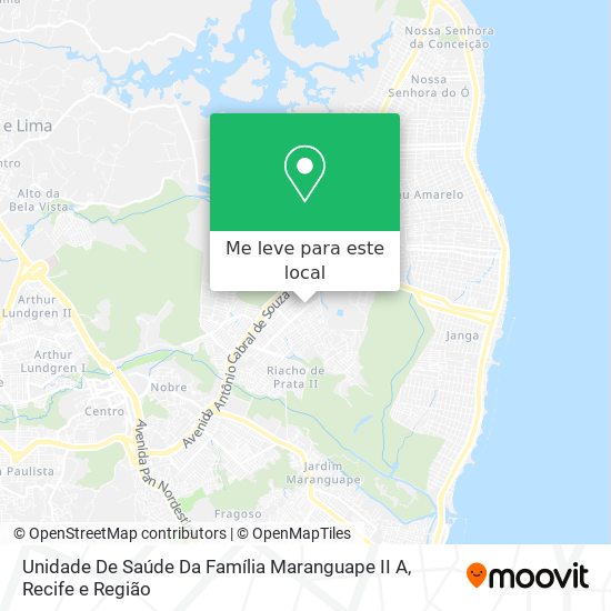 Unidade De Saúde Da Família Maranguape II A mapa