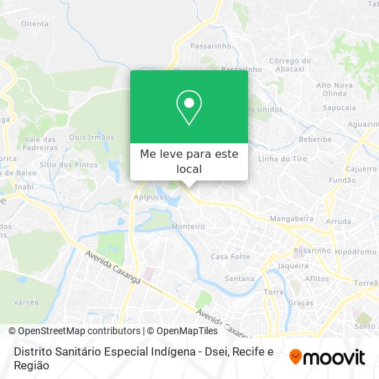 Distrito Sanitário Especial Indígena - Dsei mapa