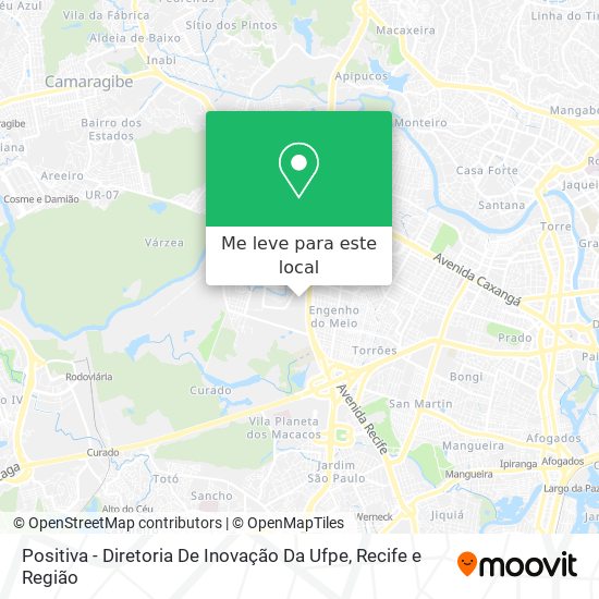 Positiva - Diretoria De Inovação Da Ufpe mapa