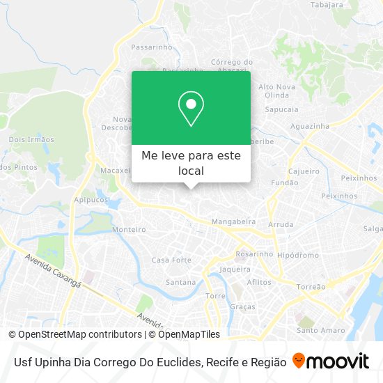 Usf Upinha Dia Corrego Do Euclides mapa