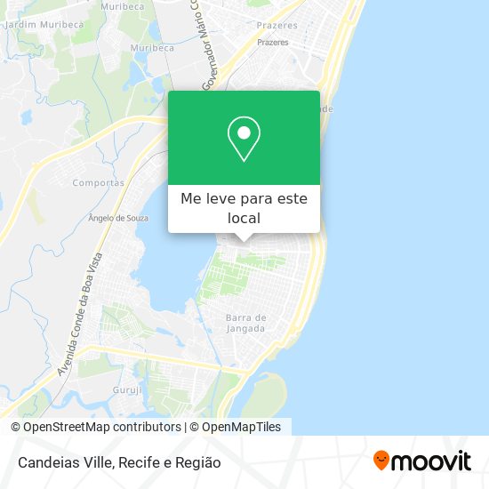 Candeias Ville mapa