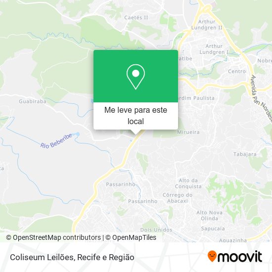 Coliseum Leilões mapa