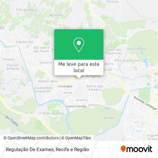Regulação De Exames mapa
