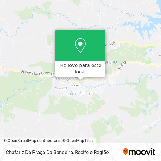 Chafariz Da Praça Da Bandeira mapa
