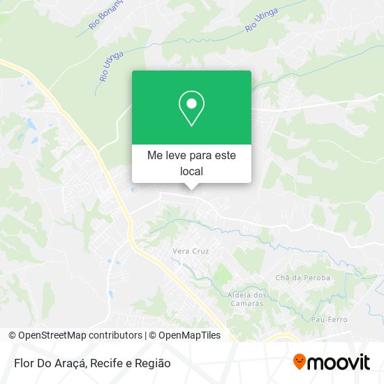Flor Do Araçá mapa