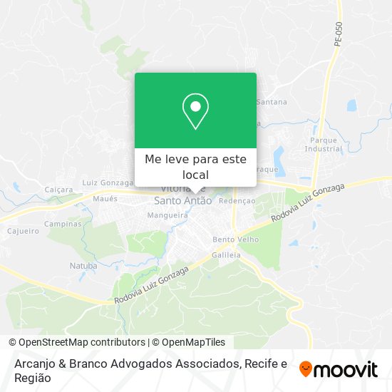 Arcanjo & Branco Advogados Associados mapa