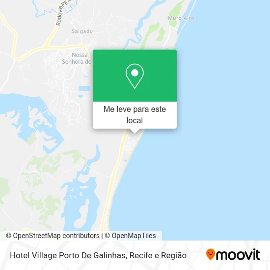 Hotel Village Porto De Galinhas mapa