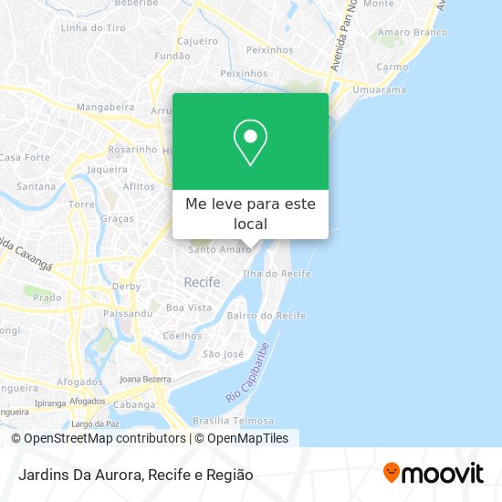 Jardins Da Aurora mapa