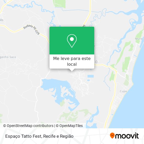 Espaço Tatto Fest mapa