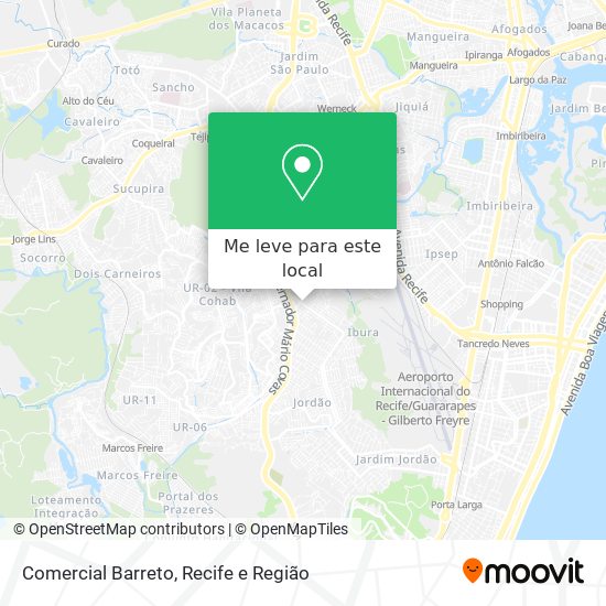 Comercial Barreto mapa