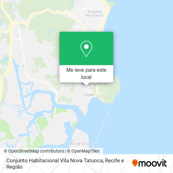 Conjunto Habitacional Vila Nova Tatuoca mapa