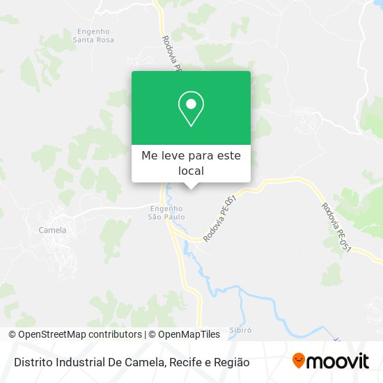 Distrito Industrial De Camela mapa