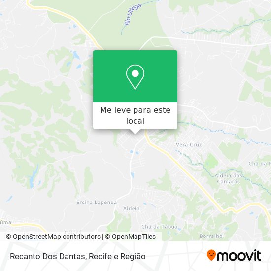 Recanto Dos Dantas mapa