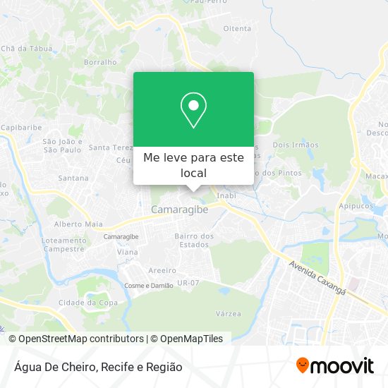 Água De Cheiro mapa