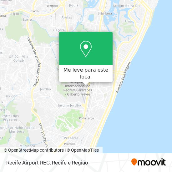 Recife Airport REC mapa
