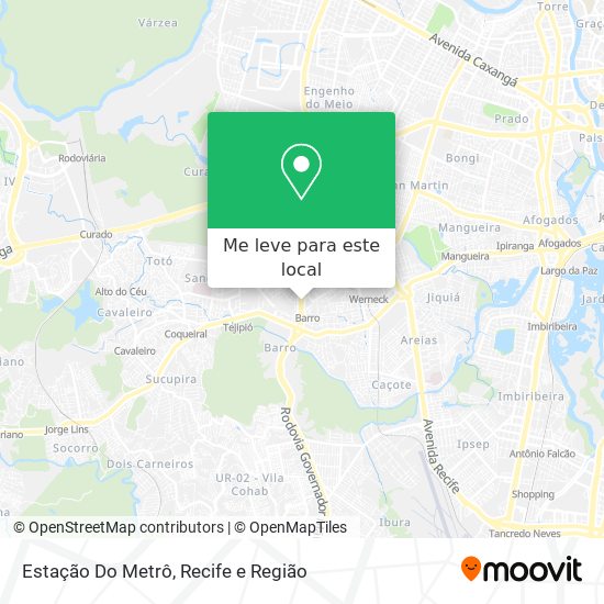 Estação Do Metrô mapa
