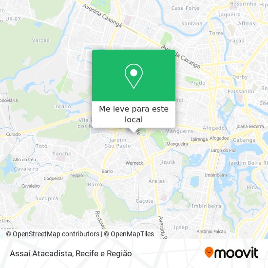 Assaí Atacadista mapa