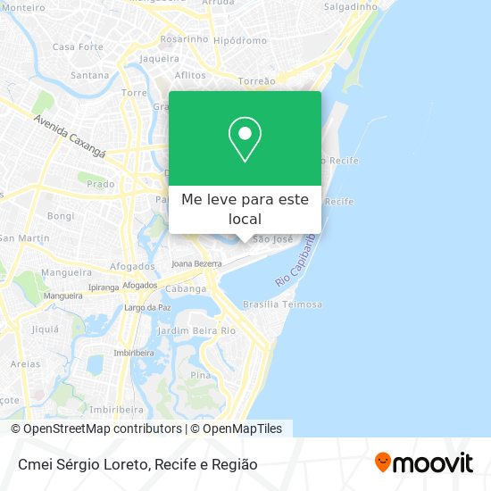 Cmei Sérgio Loreto mapa