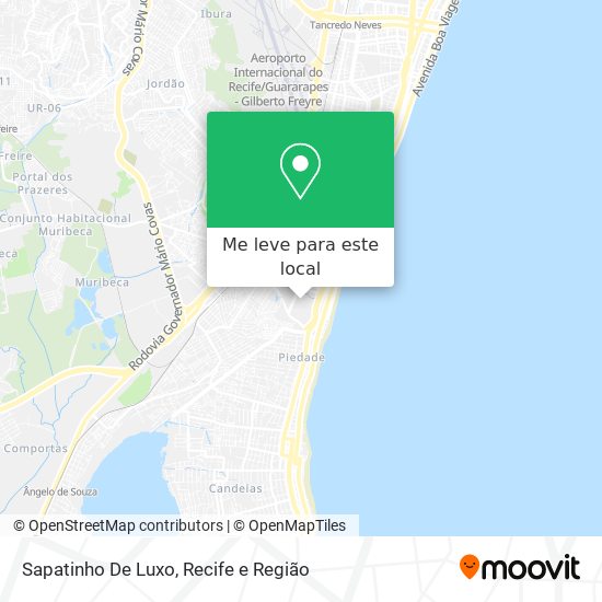 Sapatinho De Luxo mapa