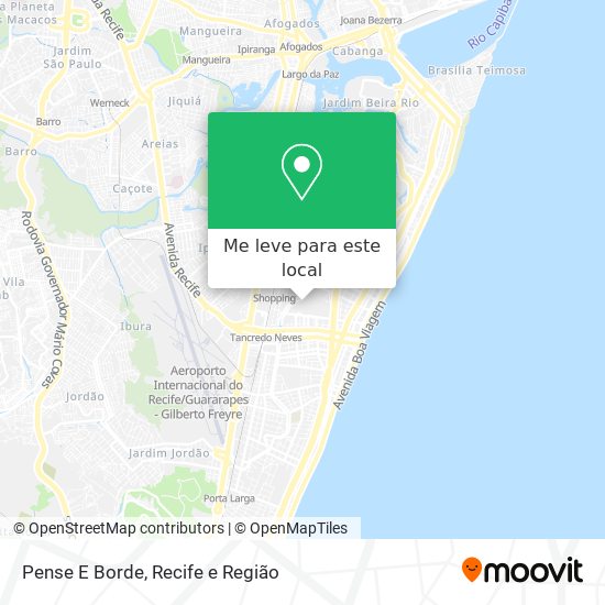 Pense E Borde mapa