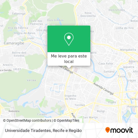 Universidade Tiradentes mapa