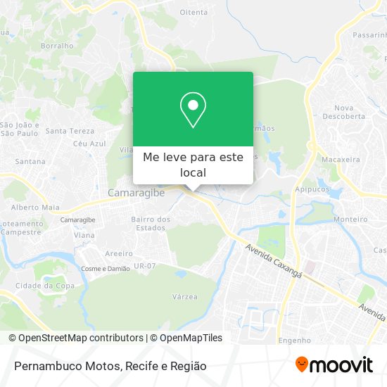 Pernambuco Motos mapa