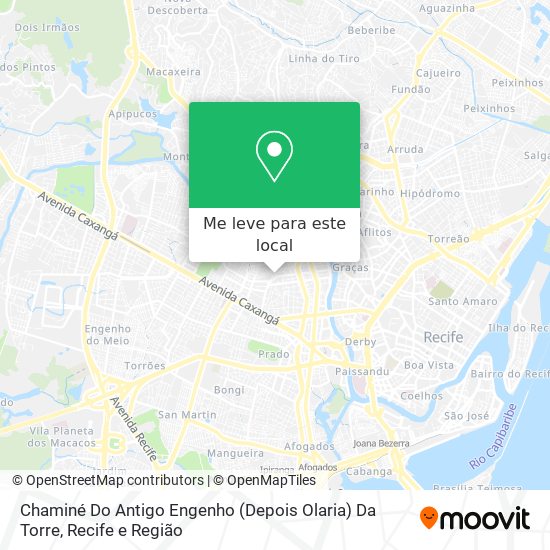 Chaminé Do Antigo Engenho (Depois Olaria) Da Torre mapa