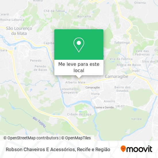 Robson Chaveiros E Acessórios mapa
