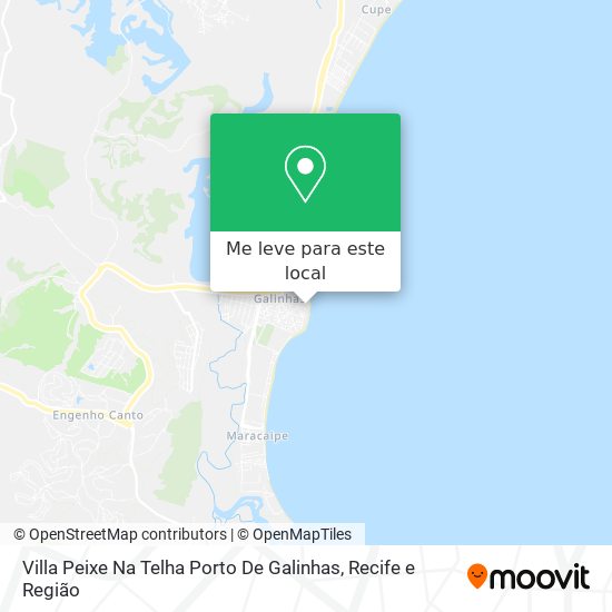 Villa Peixe Na Telha Porto De Galinhas mapa